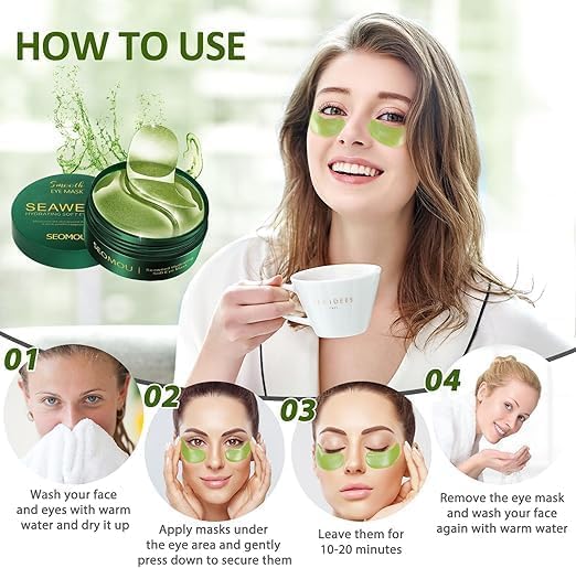 Seaweed Under Eye Patches 60 PCS